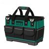 1PC 13in Electrician Tool Bag with Reflective Strips, Durable Oxford Fabric, Multi Pocket, Waterproof