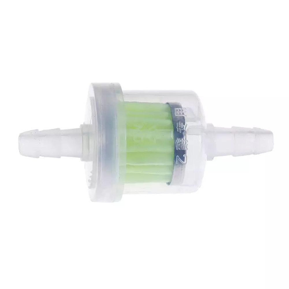 1Pcs Fuel Filter ABS Engine Fuel Filters Gas Petrol Green Paper Core