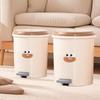 HUIHUADU Foot Pedal Trash Can with Lid
