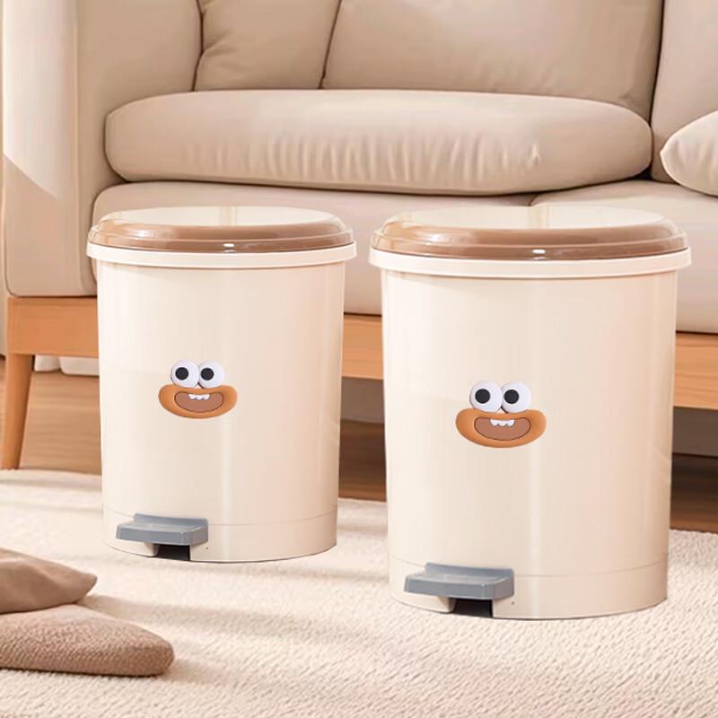 HUIHUADU Foot Pedal Trash Can with Lid