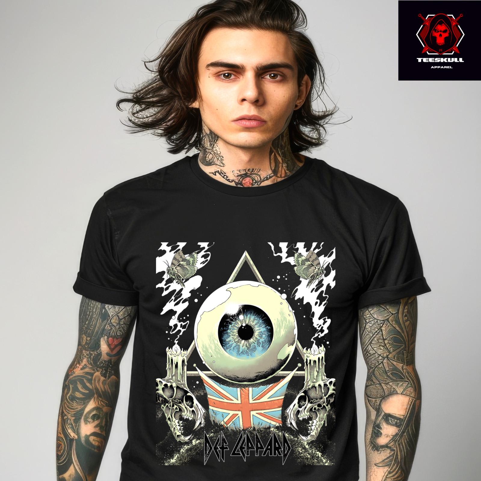 Def Leppard Heavy Metal Rock Print Tee Unisex Cotton T-shirt S3XL XXL