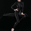 Sexy Women Full Body Bodysuit Oil Gloosy Sexy Tights Shaping Thong Open Crotch Catsuit Sheer See Through Maid Leotard