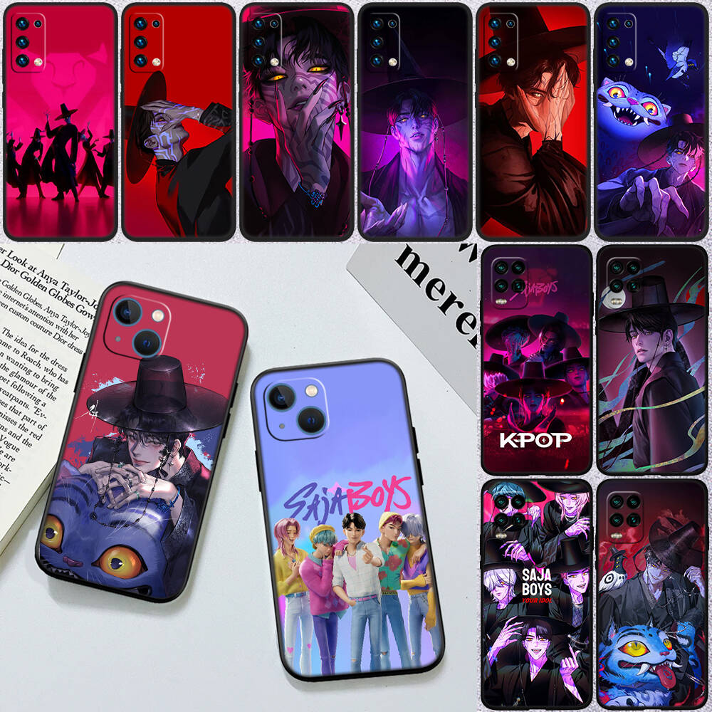 Saja Boys Kpop New Phone Case for Samsung S20 S21 S22 S23 S24 FE Ultra Plus Lite S21S A07 A17 A36 A37 A55 A57 F06 F16 M06 M16 M56