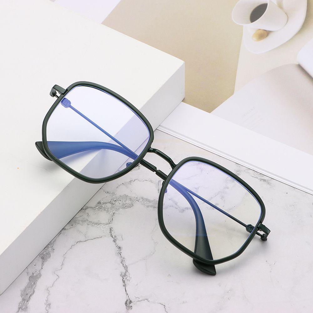 Style Metal Frame Eyeglasses Computer Goggles Anti-radiation Anti Blue Light Glasses Office Glasses