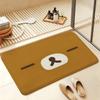 So Lovely R-Rilakkuma-S bear Anti‑Slip Floor Mat Short Plush Rug mat Soft Comfortable Machine Washable Home Decor