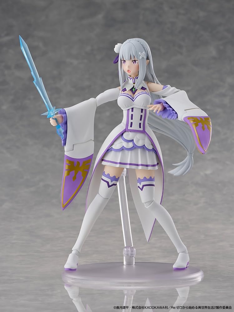 KADOKAWA PLASTIC MODEL SERIES Starting Life in Another Emilia 166mm Plastic Model "ReZero - World" Approx. Pre-colored
