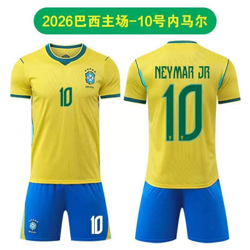 2010 Brazil Home Football Jerseys 18
