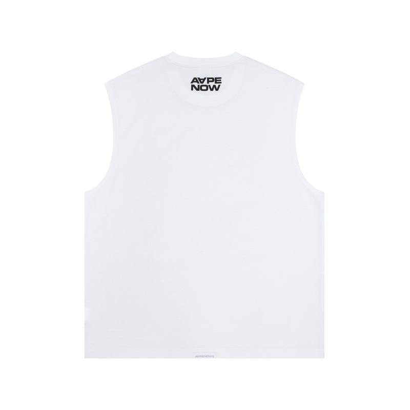 Aape Tank Tops Men's Crew Neck Moderate Straight Fit AAPTKM1533XXM