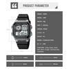 SKMEI 1998 Clock reloj hombre Japan Digital Movement Countdown Sport Watch Mens Multifunction 5Bar Waterproof Chrono Wristwatch