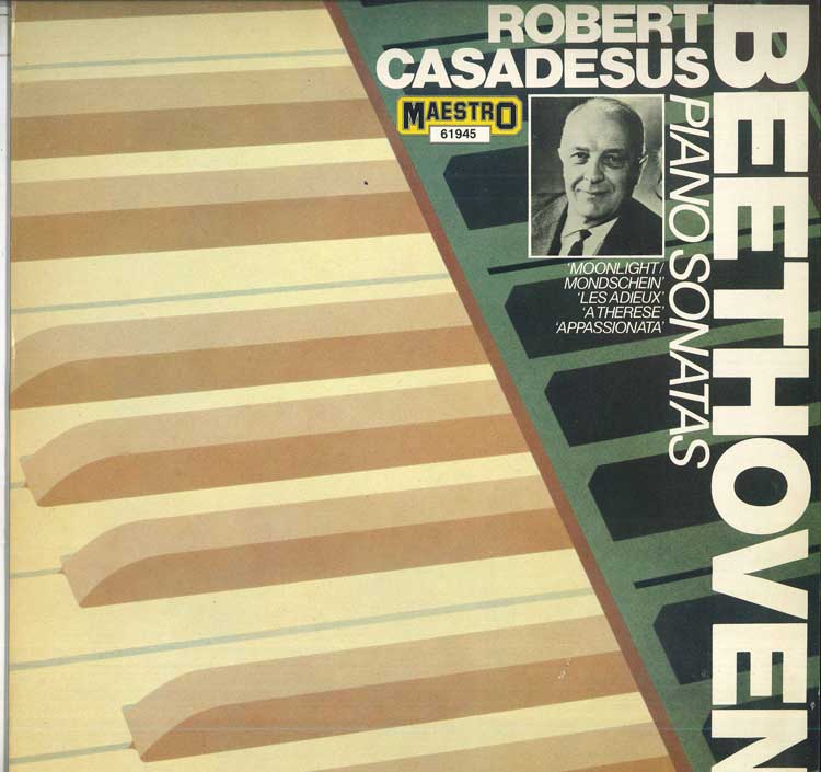 

LP Record ROBERT CASADESUS Beethoven 9238495 MAESTRO Holland Classical Used