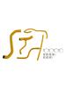 Silicone Radiator coolant Hose Fit For Aprilia Tuareg 660 2022-2025 Yellow