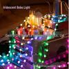 Waterproof Colorful LED 5V USB App-Controlled Flowing Curtain Light Strip