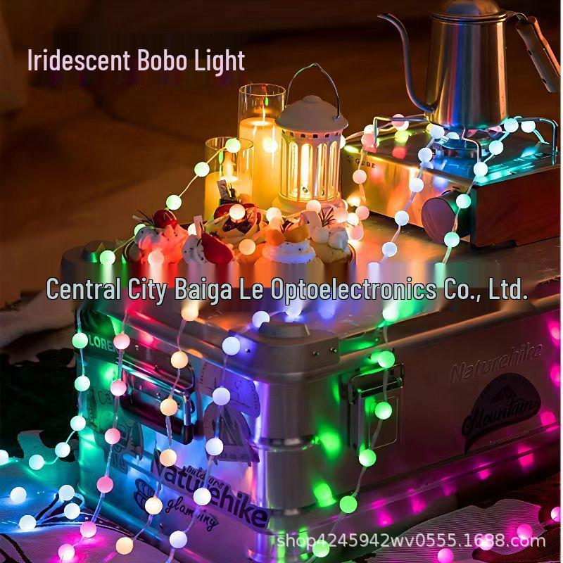 Waterproof Colorful LED 5V USB App-Controlled Flowing Curtain Light Strip