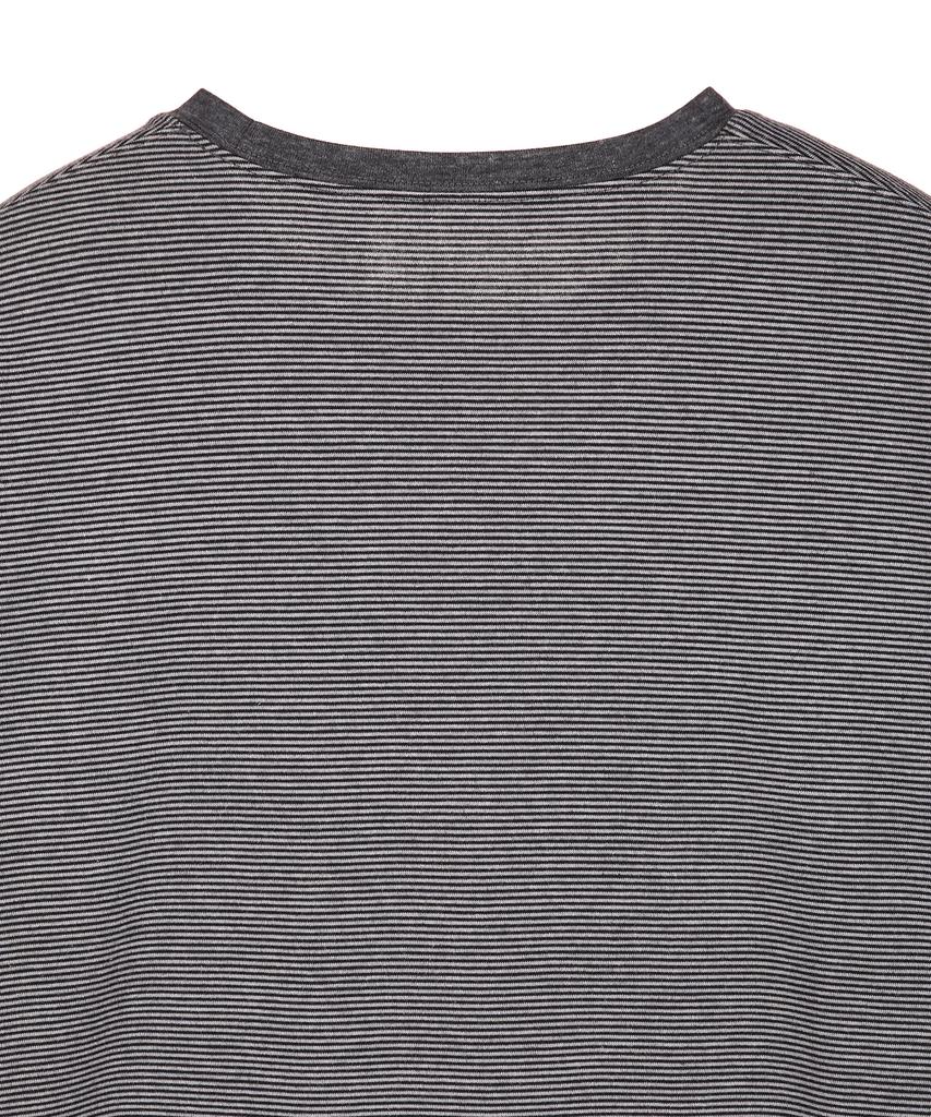 IL CORSO Dual Stripe Reversible Long Sleeve Charcoal Grey Iets5F003Cg