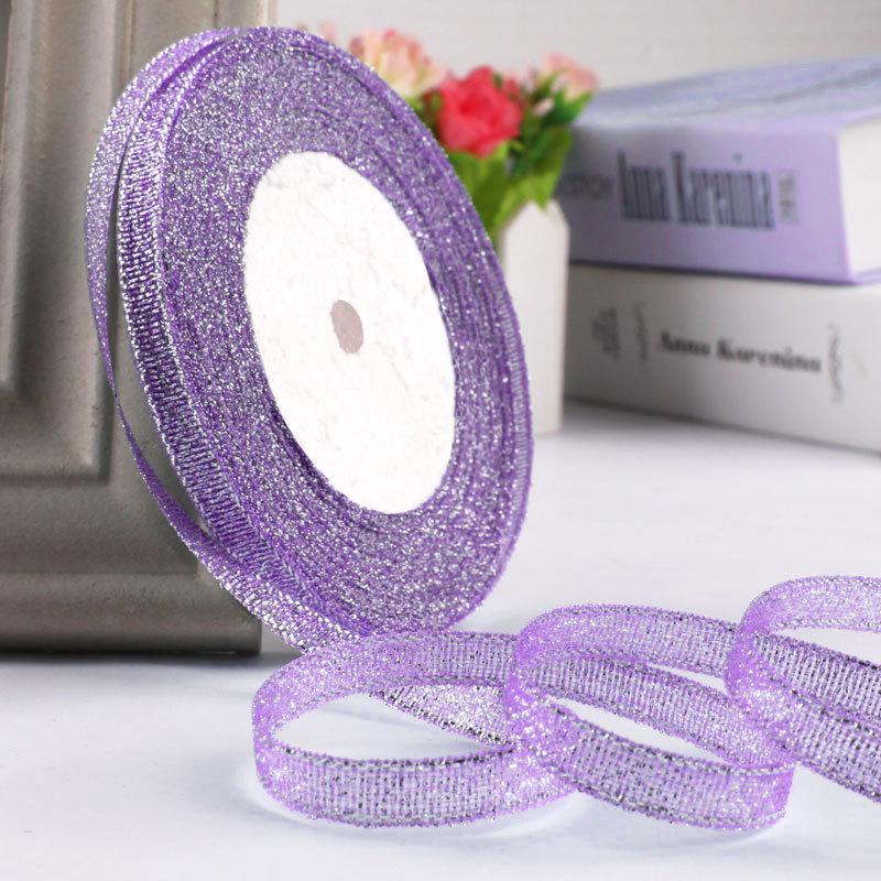 6mm Gold & Silver Onion Ribbon for Gift Packaging & Christmas Décor