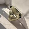Glitter Masquerade Face Mask Mirror Surface Adult Half/Full Face Mask Metallic Disco Cosplay Costume Mask Night Club Wear