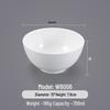 Melamine White Commercial Rice & Soup Bowls