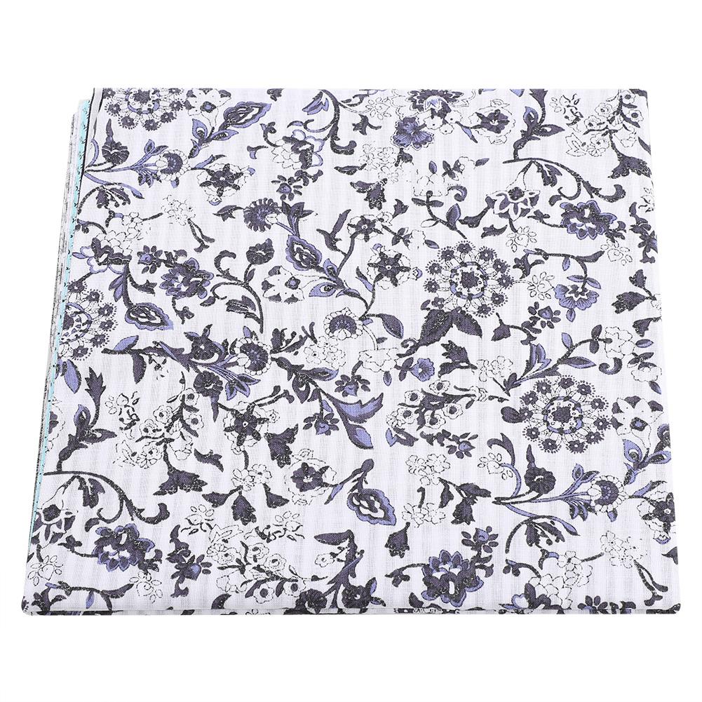 7pcs Square Cotton Fabric 50x50cm Color Cloth Floral Print Household Handcraft DIY Sewing