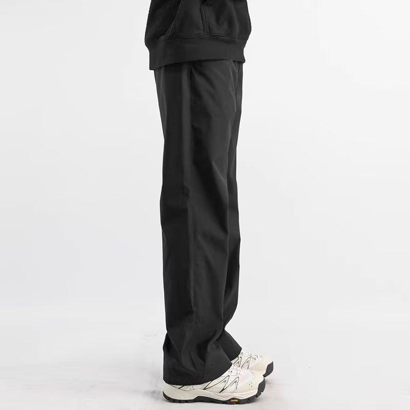 Pantaloni da uomo Primavera ed Estate Pantaloni casual Pantaloni dritti Pantaloni funzionali Pantaloni Pantaloni sportivi Ragazzi Pantaloni neri Charge Pantaloni antivento