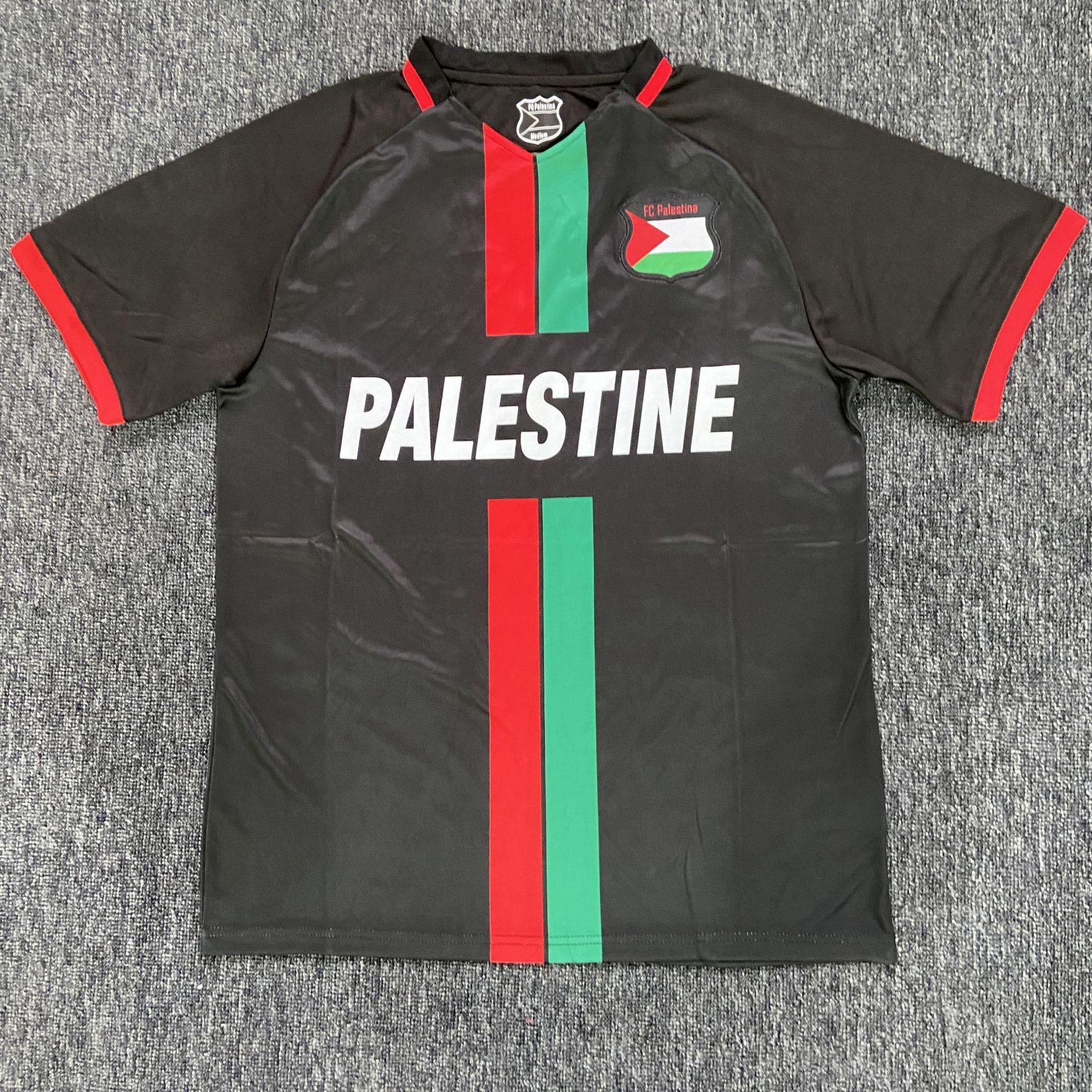 Palestine Vintage Jerseys Arabic Fan Edition Football Jerseys Pakistan Football Jerseys Top S
