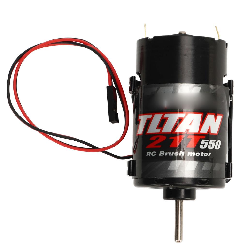 550 Brushed Motor 21T Low Noise Heat Dissipation RC Car Brushed Motor for SCX10 90046