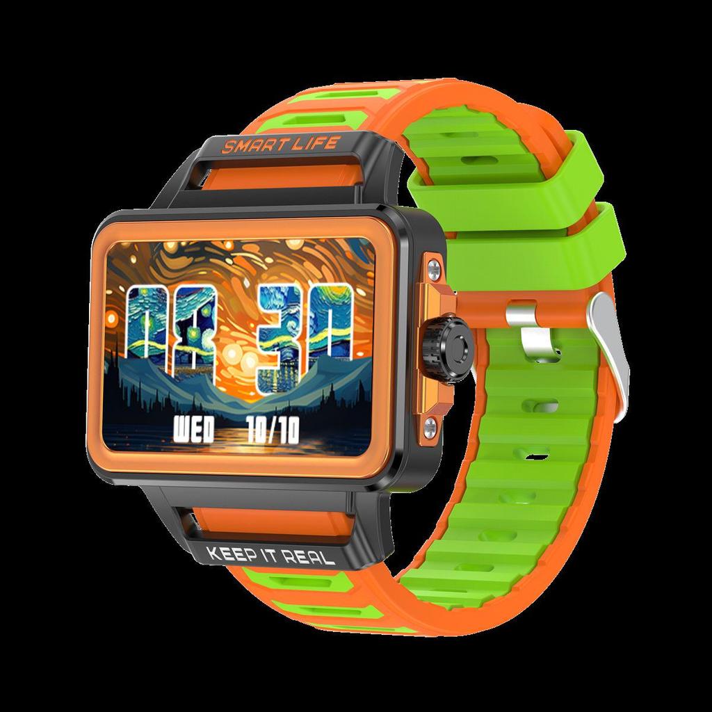S666 Smartwatch: Sports Pedometer, Dynamic Heart Rate, All-Day Monitoring, Game Alerts