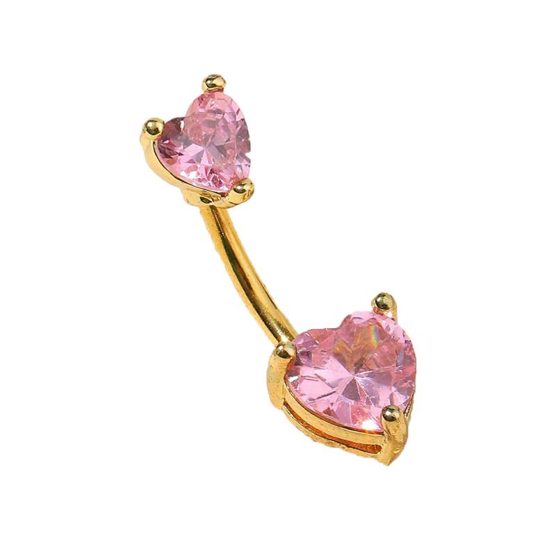 

Индивидуальный крутой ноготь для пупка из нержавеющей стали 316L с простой вставкой из циркония для пирсинга пупка