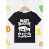 European sizes [Kids T-Shirt Letter Print] Girls' Fashion Kids T-Shirt with Fist Letter Print, Cute Short Sleeve Casual Top