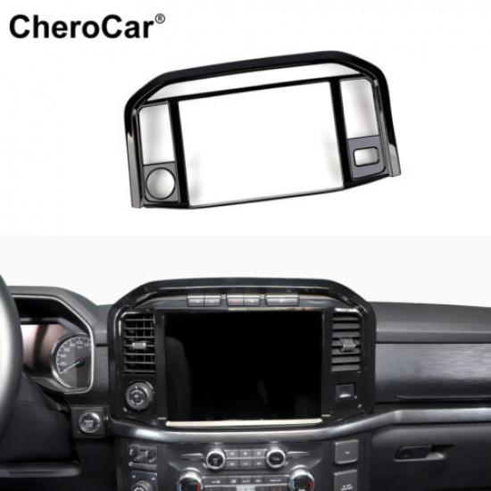 Center Console Navigation Screen Frame Decor Cover Trim For -2024 Ford F150