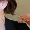 Exaggerated Metal Hollow Earrings Gold Silver Ear Hook Exquisite Long Tassel Dangle Earrings  Gift