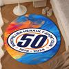 Montpellier Sc Crest Round mat Home Decor, Chair rug For livingroom,Bedroom, doormat home decor Birthday Gift Christmas Gifts