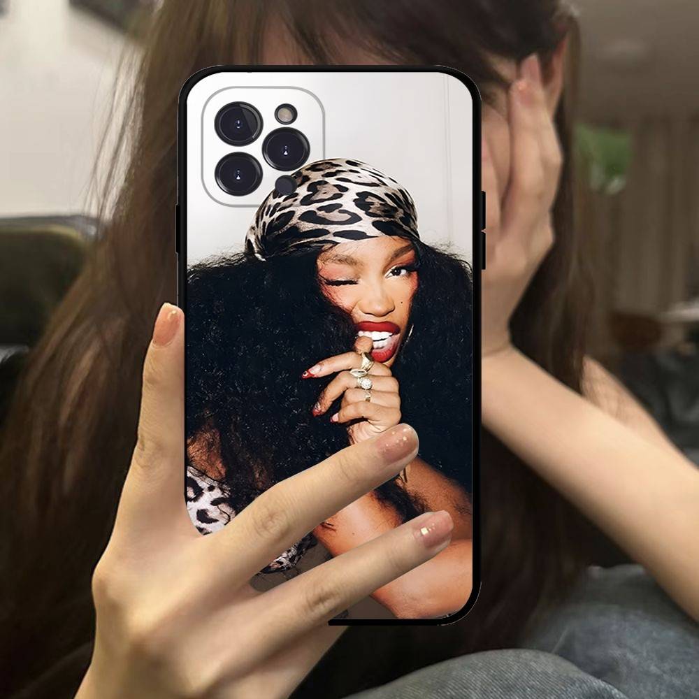 Singer SZA SOS Phone Case For IPhone 16 15 14 13 12 11 17 Pro Max Plus Back Cover Cases