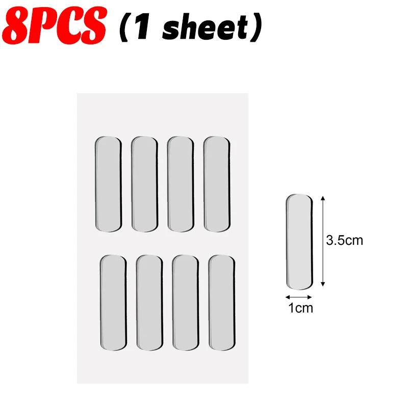 Silicone Self Adhesive Buffer Pads Refrigerator Anti-collision Strip Door Stopper Cabinet Bumpers Transparent Wall Protector Pad