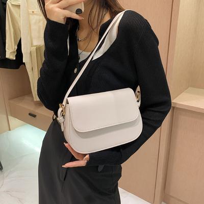 New Fashion Casual Small Square Bag Women's Solid Color Versatile Shoulder Messenger Bag