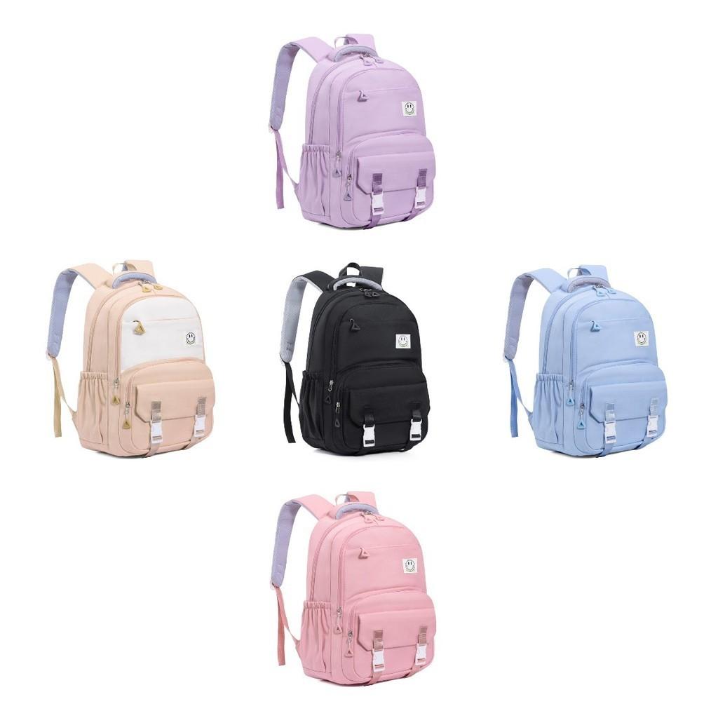 Large Capacity Oxford Cloth Casual Backpack For High School Students Simple Urban Style Wear-resistant Unisex