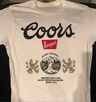 T-shirt Marque Bière Coors Banquet