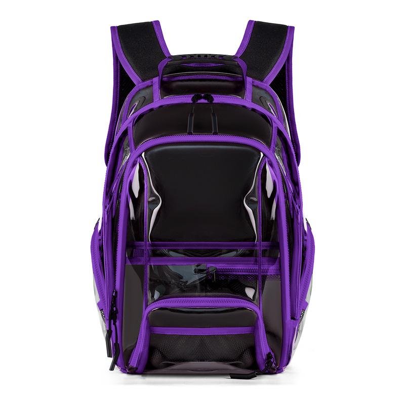 Large Capacity Transparent PVC Backpack for Students