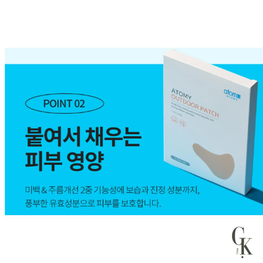 Atomy Sun Patch UV Protection, Wrinkles Around the Eyes, Golf Hiking Essential, 30 Servings, 1 Piece