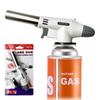 Torch Cooking AutoIgnition Butane Gas Welding-Burner Welding Gas Burner Flame Gas Torch Flame Gun Blow for BBQ Camping Cooking