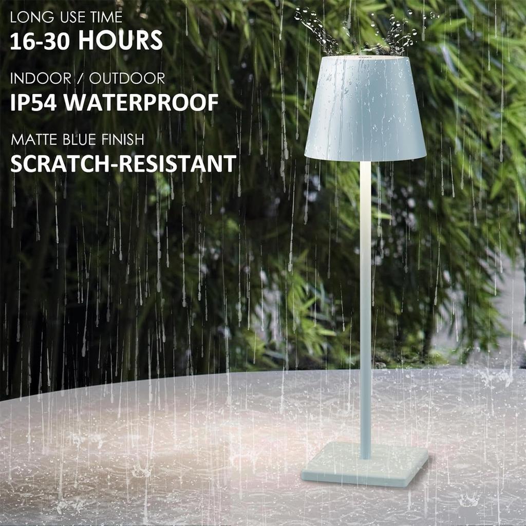 LED Desk Lamp Portable Table Lamps Luxury Modern Lamparas De Mesa Wireless Bedside Lamp USB Rechargeable Night Light Waterproof