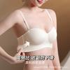 Underwear women's small breasts gather and show large breasts, seamless half cup bra, strapless, non-slip, summer beauty back bra