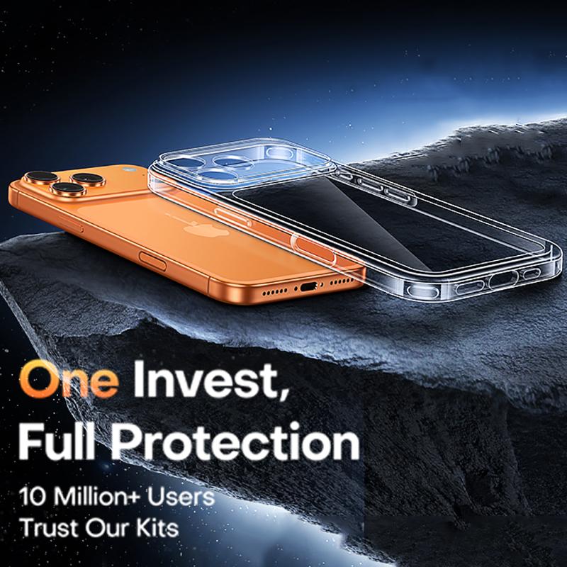 

Case for iPhone 17 Pro Max Shockproof Hard PC Clear Case Transparent Cover for iPhone 17Pro 17 Air Phone Protective Case Shell iPhone17