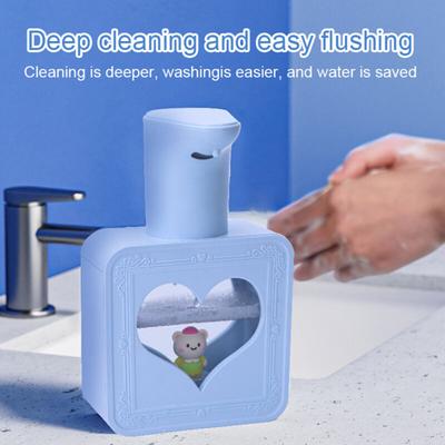 Distributore automatico di sapone da parete, sensore a infrarossi senza contatto, contenitore per detersivo per piatti, ricaricabile tramite USB, 400 ml, cucina
