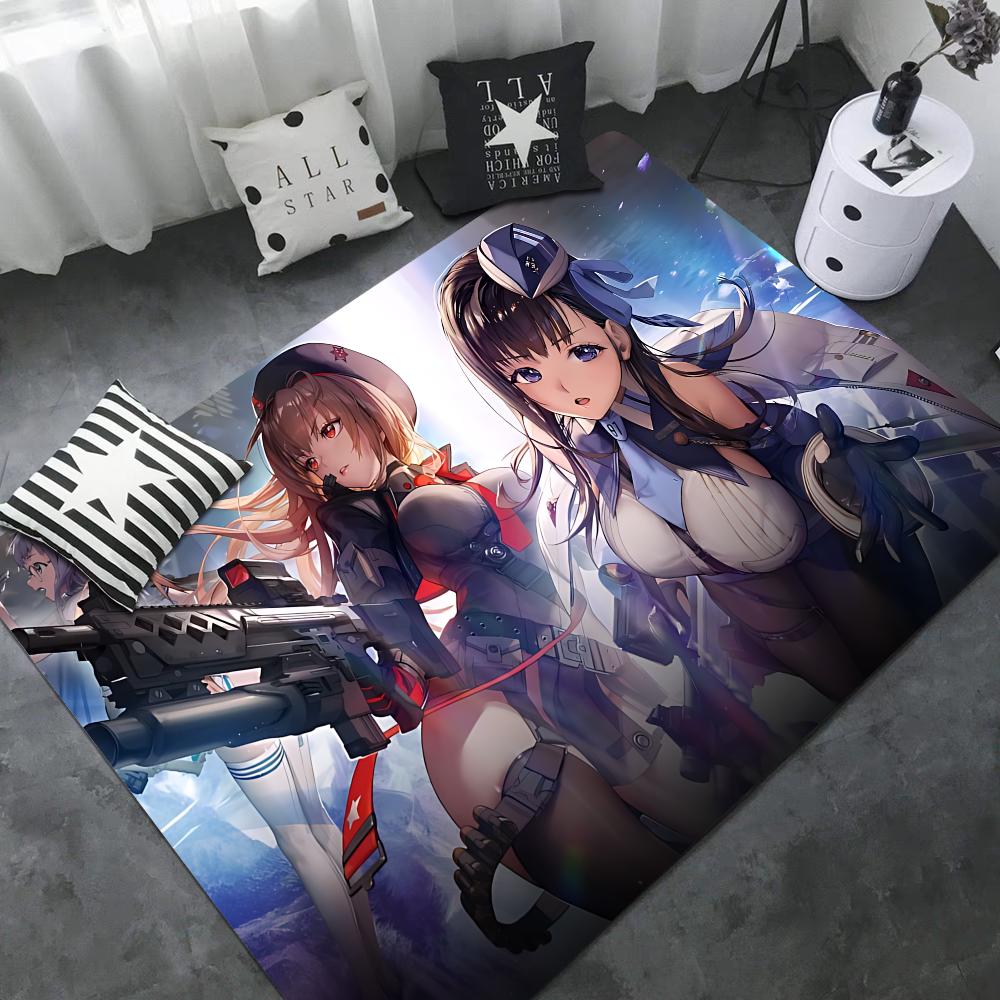 Nikke The Goddess Of Victory Floor Mat Rectangle Anti-slip Home Soft Badmat Front Door Indoor Outdoor Mat Welcome Doormat