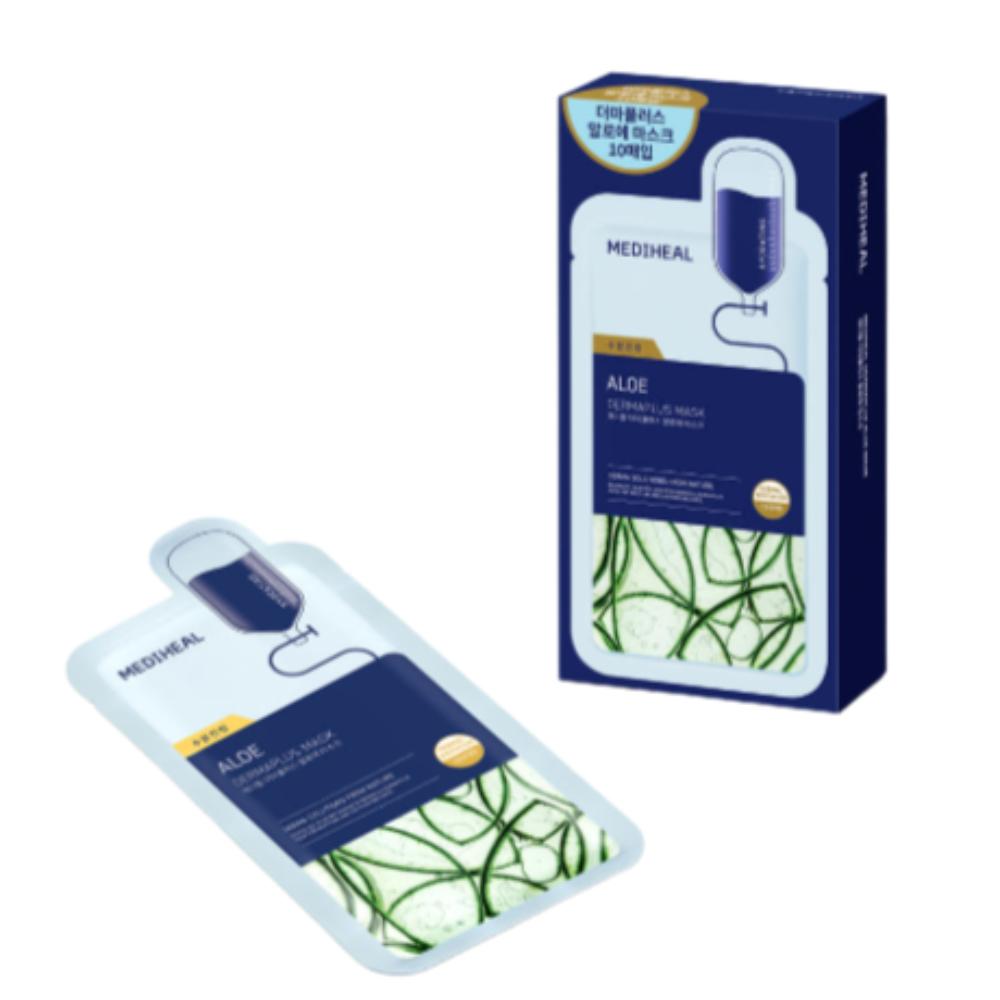 

Mediheal Derma Plus Aloe Mask 10-Pack Soothing & Hydrating Sheet Mask