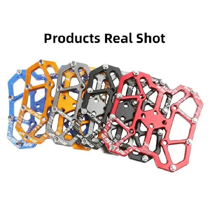 Pedal sin Clip Duradero Ultraligero Antideslizante Clásico Delicado Adaptadores de Plataforma para Pedales sin Clip de Aluminio Accesorios para Bicicleta