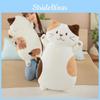 Plush Toy Cat Long Pillow Stuffed Animal Doll Cartoon Decoration Gifts Kids