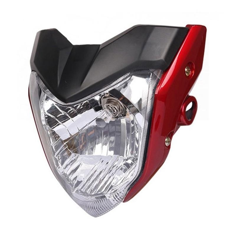 Authentic Motorcycle Headlight Head Light Lamp With Bulb Bracket Assembly For FZ16 YS150 FZER150 FZER 150 FZ 16 Amber