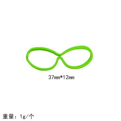 10pcs Colorful glasses, creative paper clips, paper clips, accessories, student office supplies, plastic wire, metal
