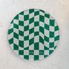 Heat Insulation Retro Cup Mat Waterproof Simple Bowl Pad Checkerboard Acrylic Coaster  Hotel